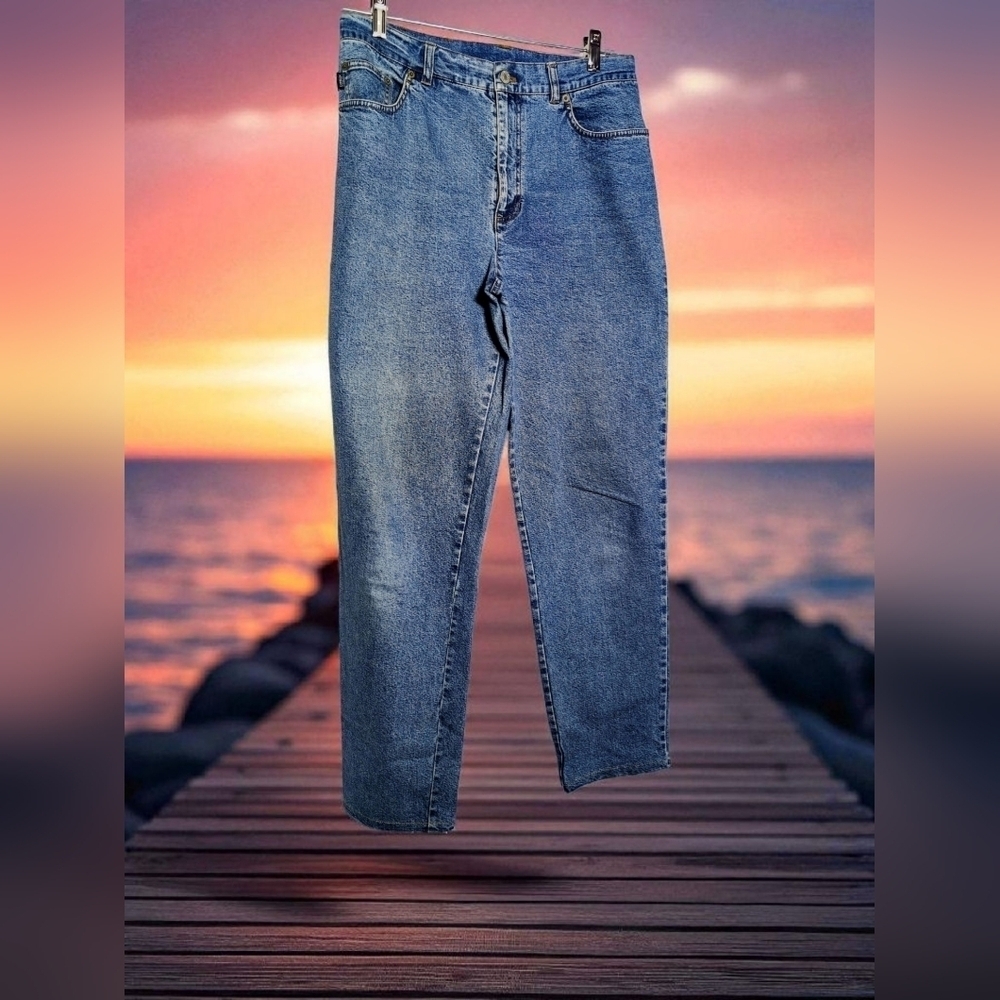 Ralph Lauren Jeans Co Sz 8 X 30 Blue Denim Jeans